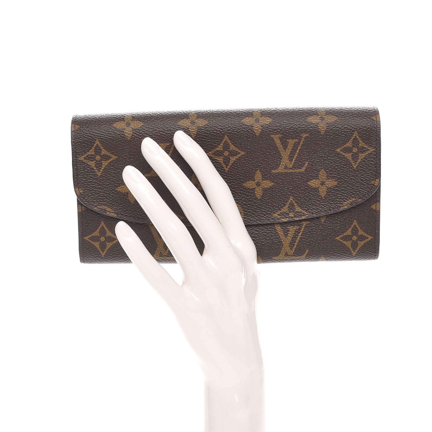 Monogram Emilie Wallet Rose Ballerine