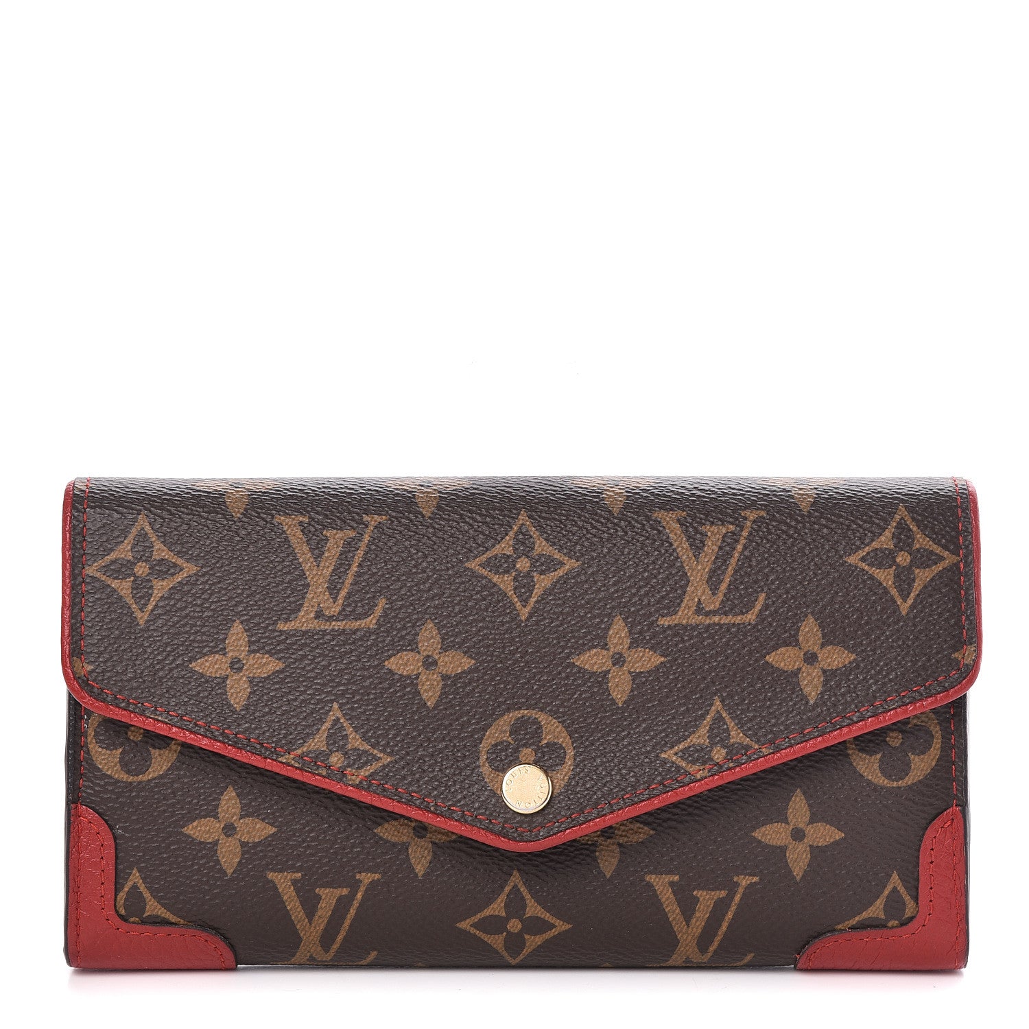 Louis Vuitton Monogram Sarah Retiro Wallet Cherry 1 of 10