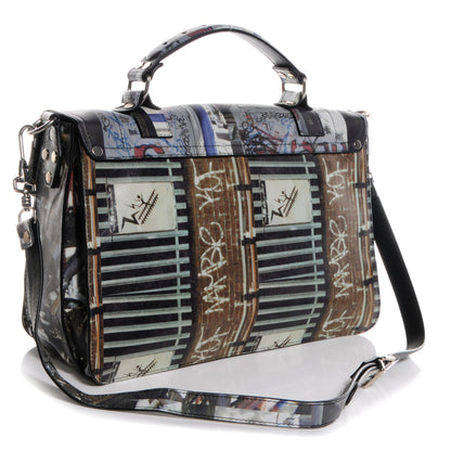 Proenza Schouler Leather PS1 Medium Gotham Print Satchel 3 of 10