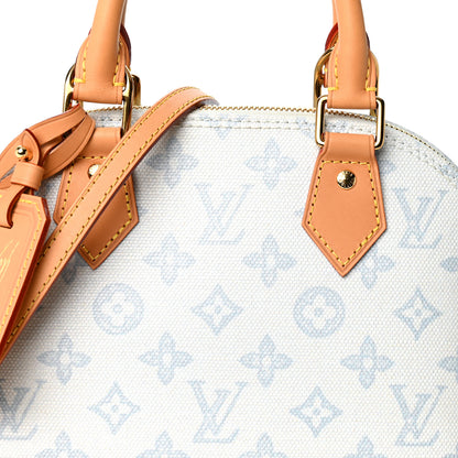 Louis Vuitton Monogram Origine Lin Alma BB Bleu Courrier 7 of 10
