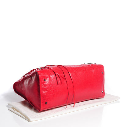 Balenciaga Agneau Classic Hardware Work Rouge Cardinal 4 of 13