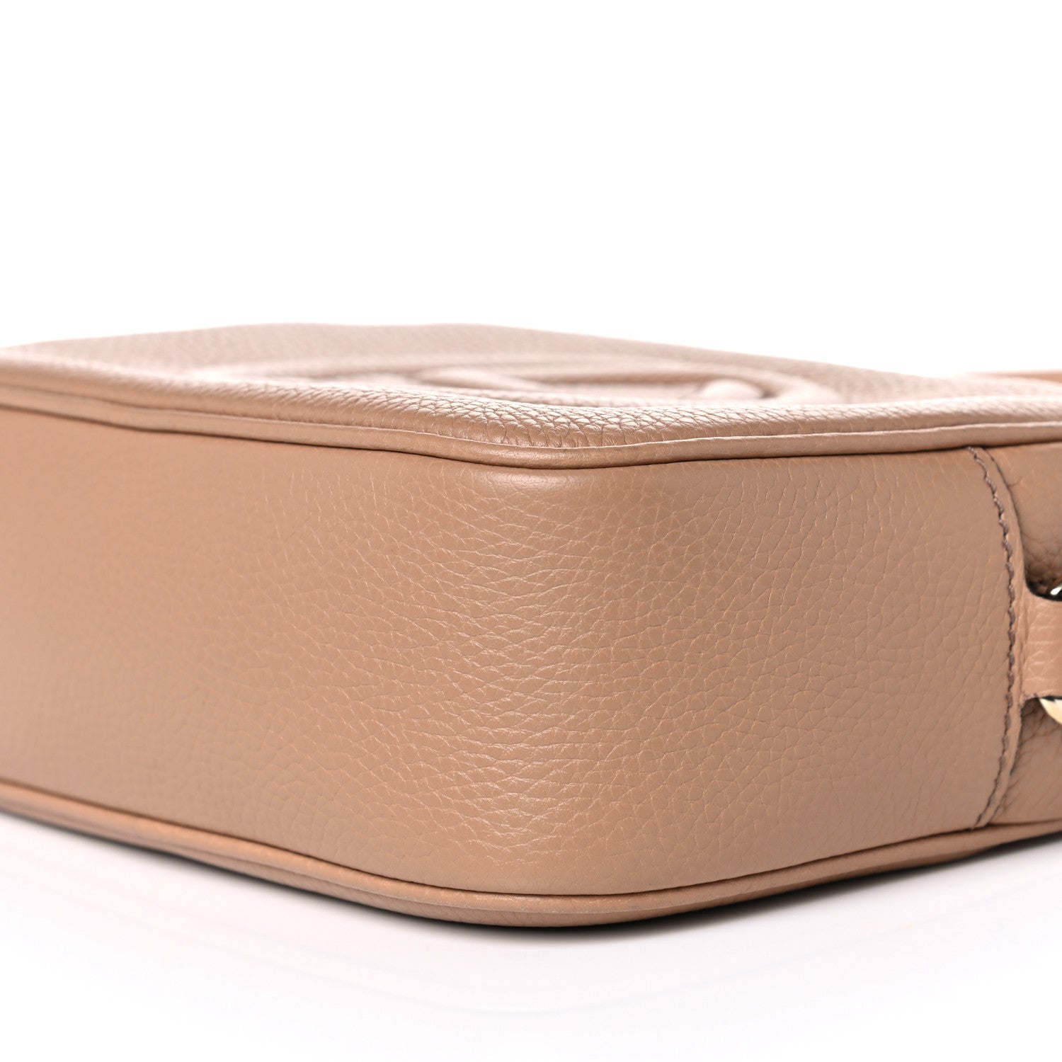 Gucci Pebbled Calfskin Small Soho Disco Bag Camelia 10 of 14