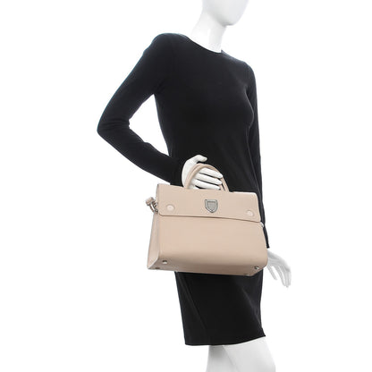 Christian Dior Grained Calfskin Medium Diorever Flap Tapioca 3 of 8