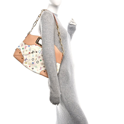 Louis Vuitton Monogram Multicolor Judy MM White 2 of 9