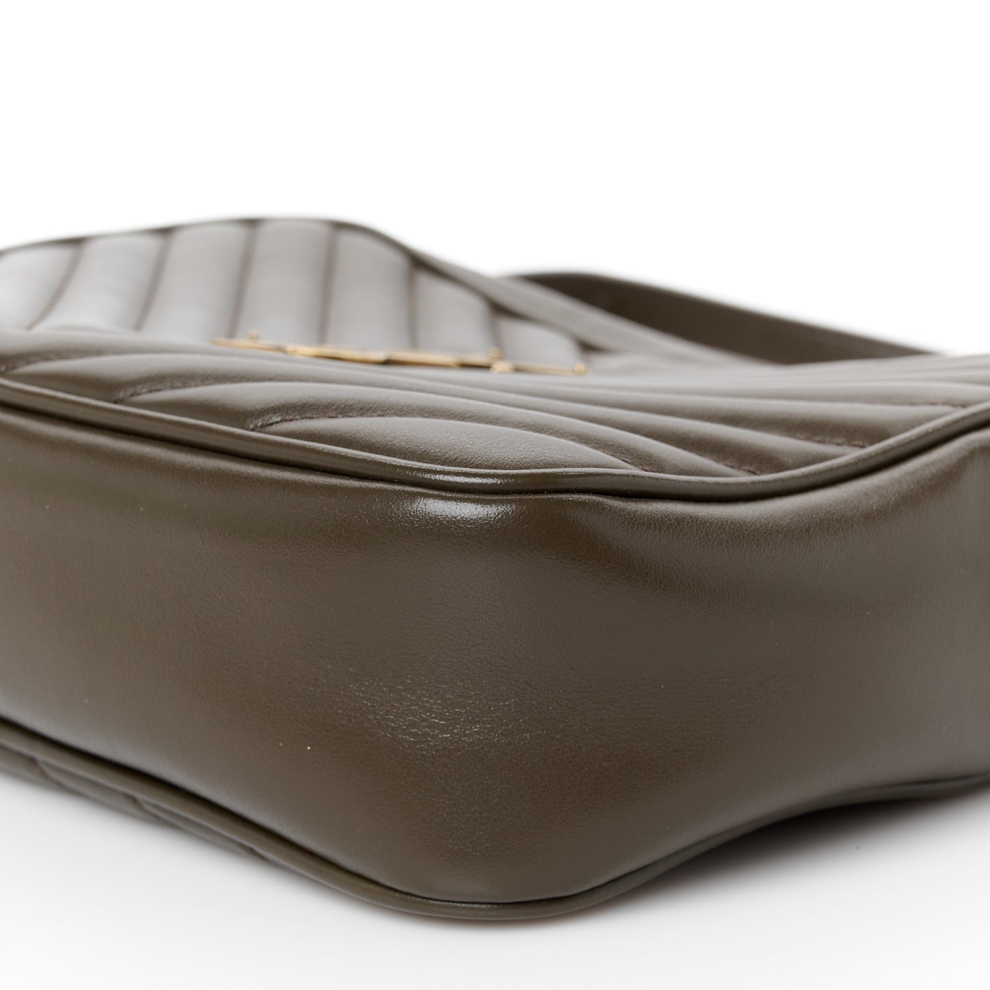 Calfskin Matelasse Monogram Lou Camera Bag Light Musk