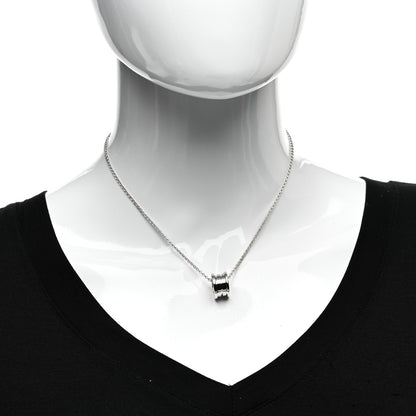 Bulgari 18K White Gold B.Zero1 Pendant Necklace 2 of 4