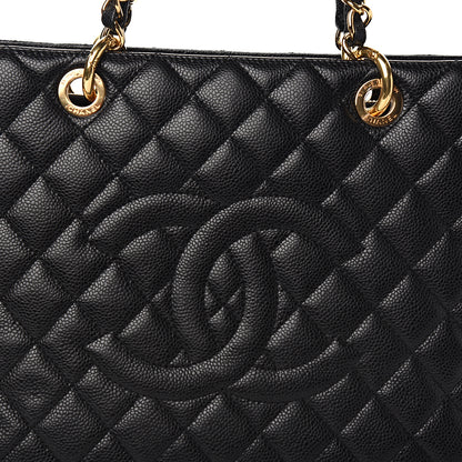 Chanel Caviar Quilted Grand Shopping Tote GST Black 10 of 10