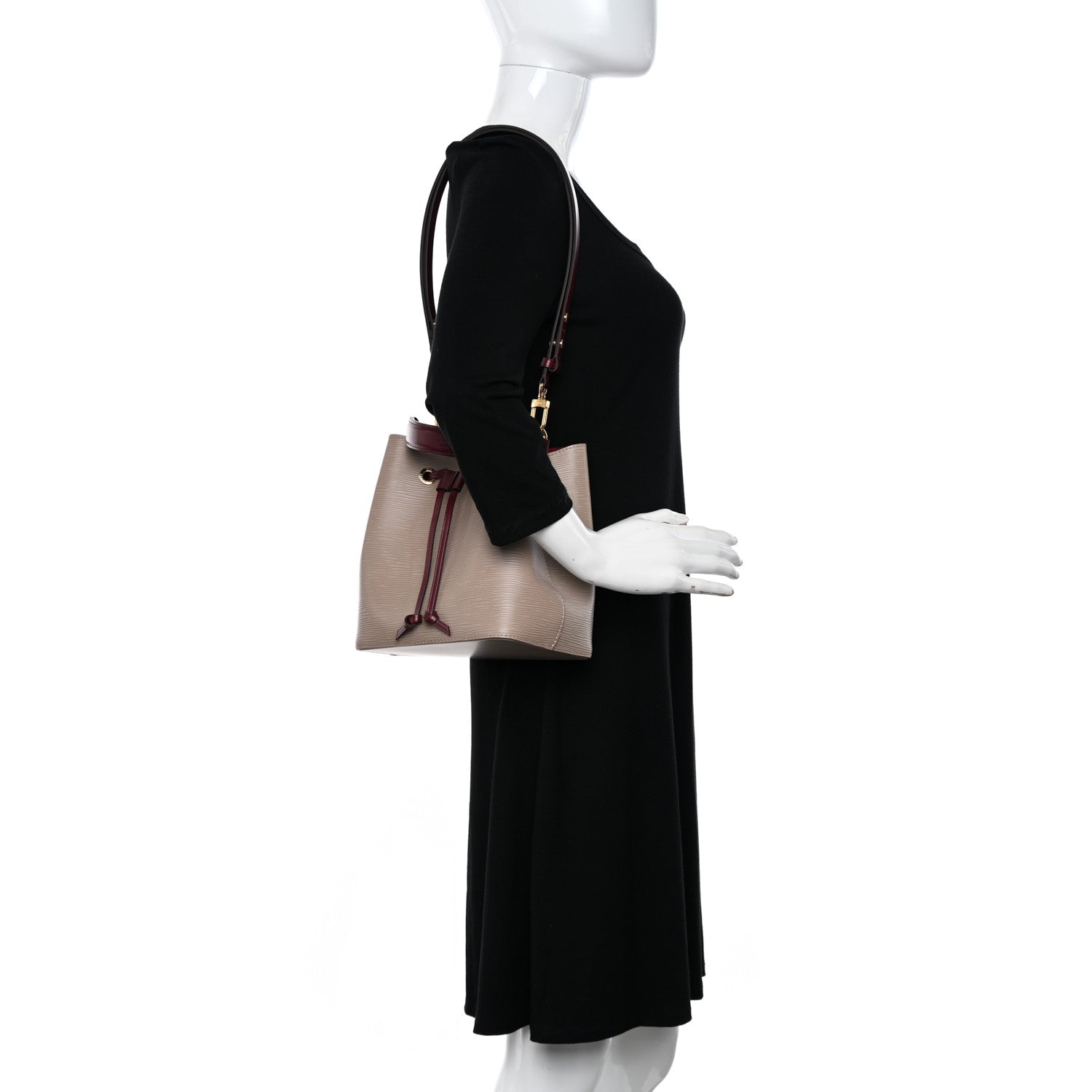 Louis Vuitton Epi Neonoe BB Galet Grenat 2 of 10