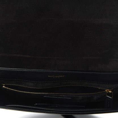 Saint Laurent Patent Y Quilted Joan Satchel Black 12 of 15