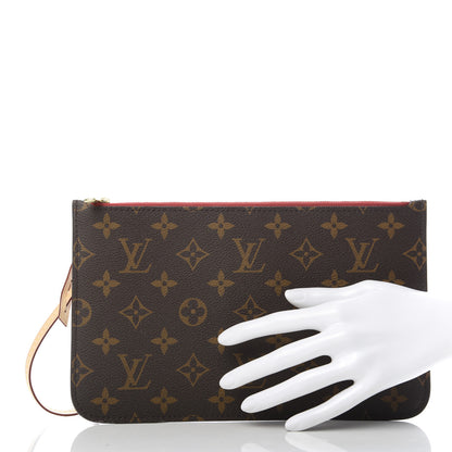 Louis Vuitton Monogram Neverfull MM GM Pochette Cherry 2 of 7
