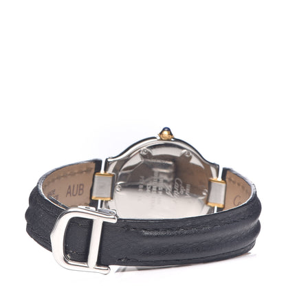 Cartier Stainless Steel 18K Yellow Gold Calfskin 28mm Must De 21 Quartz Watch 4 of 11