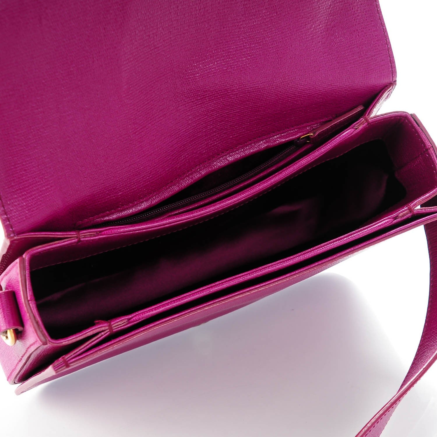 Saint Laurent Calfskin Classic Y Satchel Violet 5 of 7