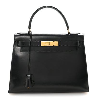 Hermes Box Kelly Sellier 28 Black 1 of 11