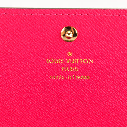 Louis Vuitton Monogram 2015 Christmas Animation Sarah Wallet Hibiscus 6 of 7