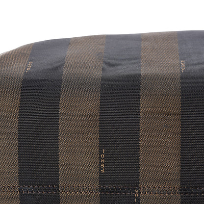 Fendi Pequin Cuoio Vegetale Large Hobo Tobacco Black Cuoio 11 of 19