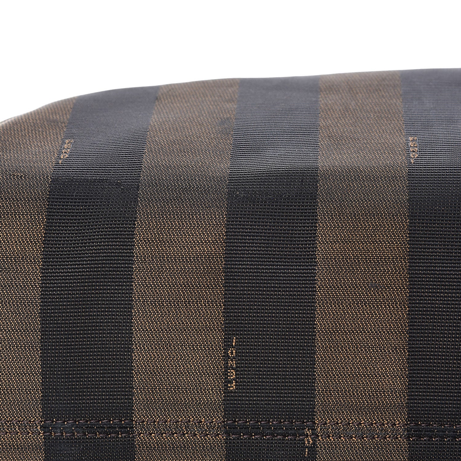 Fendi Pequin Cuoio Vegetale Large Hobo Tobacco Black Cuoio 11 of 19