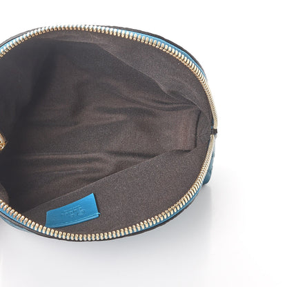 Gucci Microguccissima GG Cosmetic Case Deep Cobalt 5 of 9