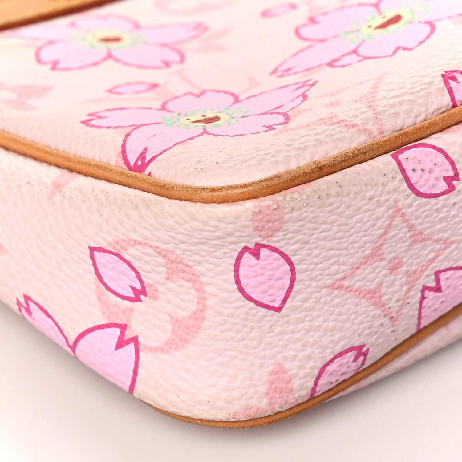 Louis Vuitton Monogram Cherry Blossom Pochette Accessories Pink 9 of 10