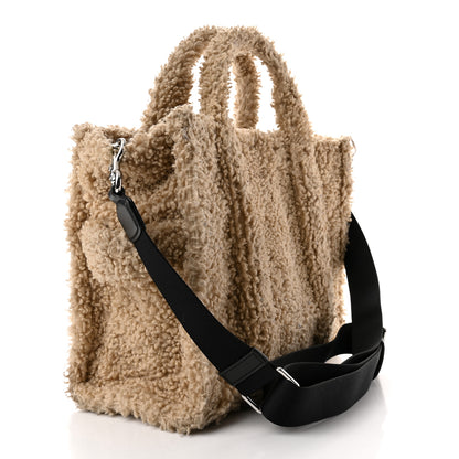 Marc Jacobs Polyester Cotton Medium The Teddy Traveler Tote Bag Beige 2 of 11