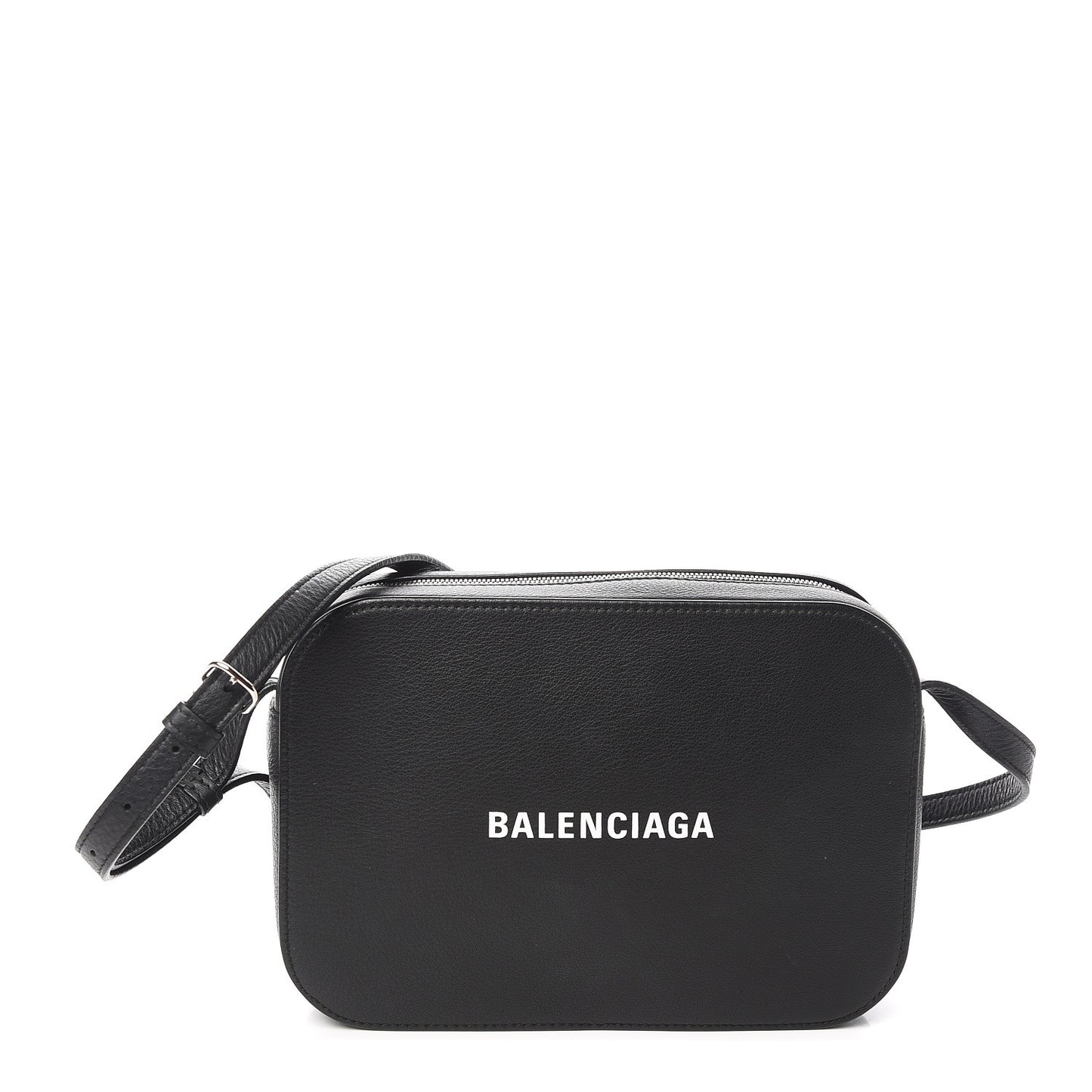Calfskin Logo S Everyday Camera Bag Black