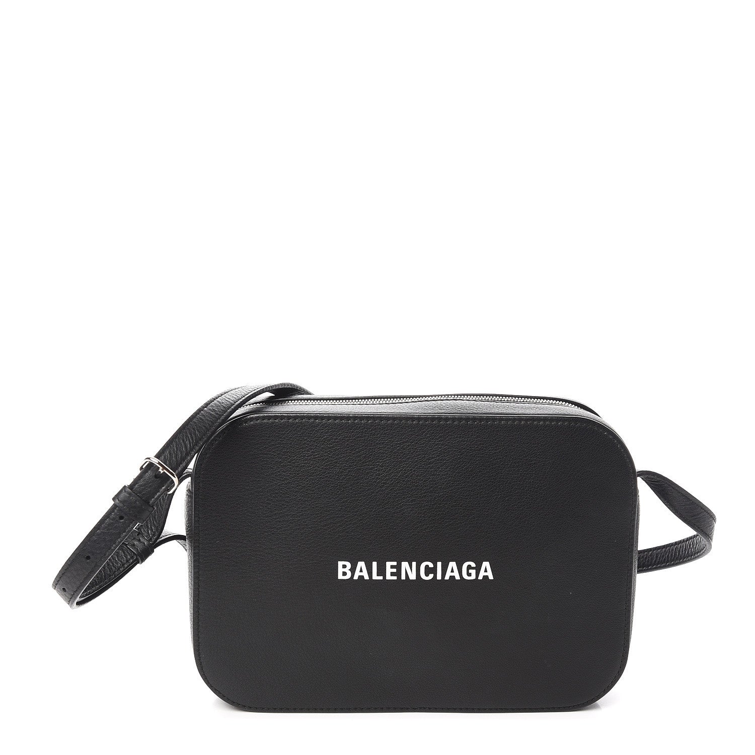 Balenciaga Calfskin Logo S Everyday Camera Bag Black 1 of 9
