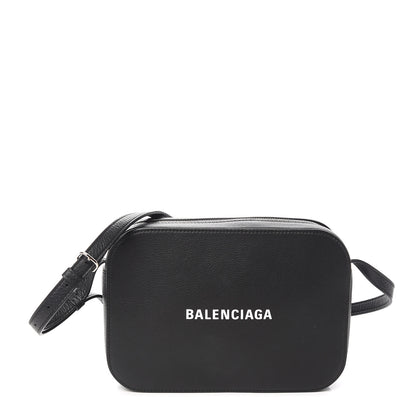 Balenciaga Calfskin Logo S Everyday Camera Bag Black 1 of 9