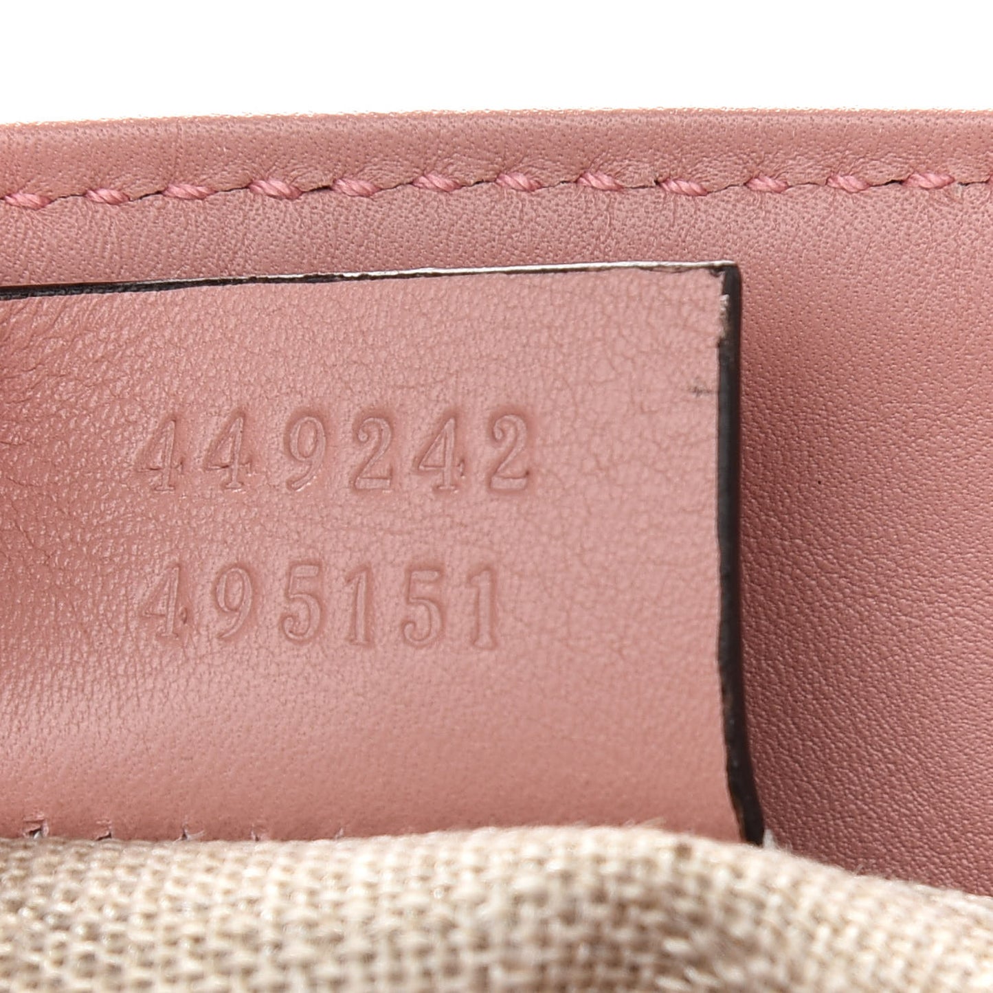 Microguccissima Bree Zippered Tote Soft Pink
