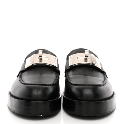 Hermes Calfskin Womens Hot Loafer 38 Black 3 of 14