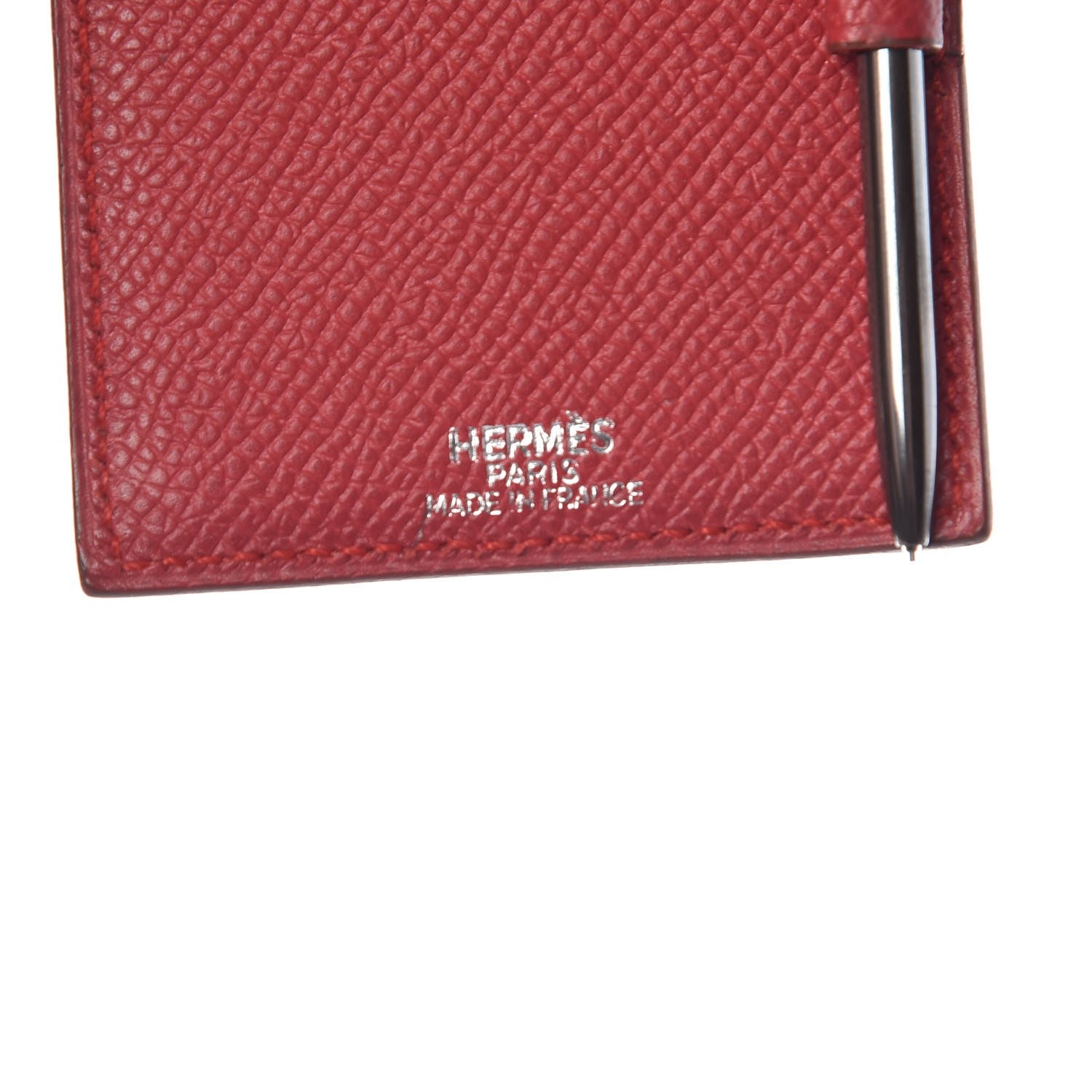 Hermes Courchevel Notepad Rouge 6 of 6