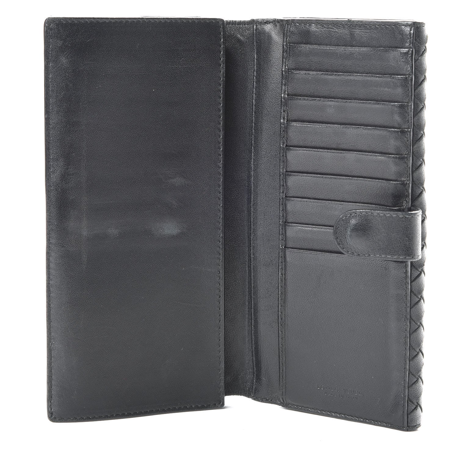 Bottega Veneta Nappa Intrecciato Continental Wallet Black 5 of 9