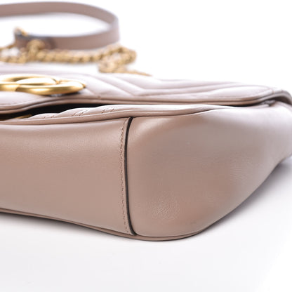 Gucci Calfskin Matelasse Small GG Marmont Shoulder Bag Porcelain Rose 9 of 14