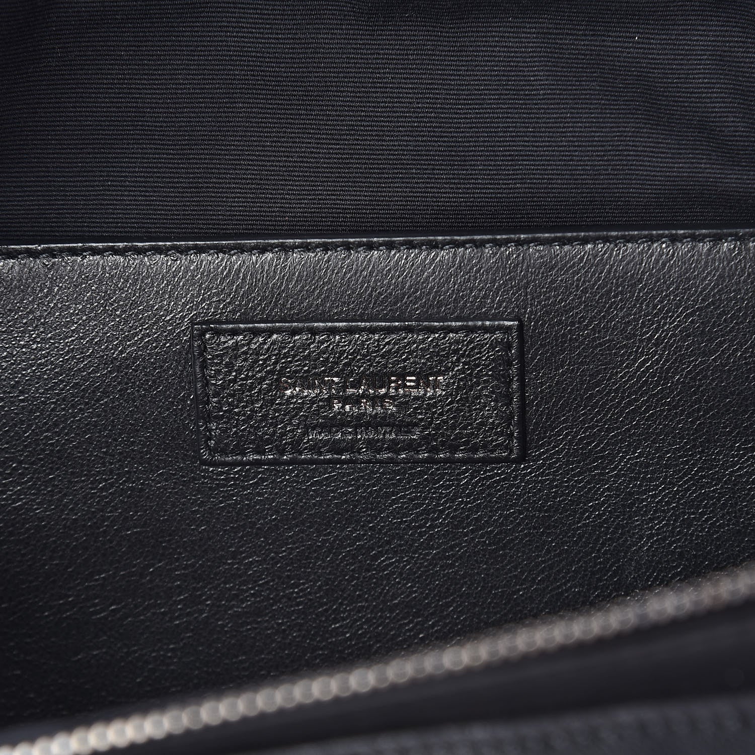 Saint Laurent Lambskin Subway Belt Bag Black 6 of 10