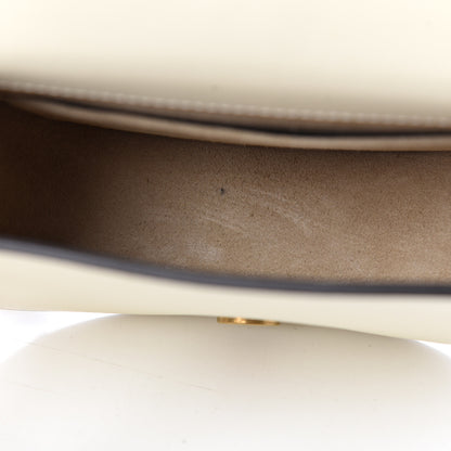 Chloe Calfskin Suede Small Nile Bracelet Bag Off White 9 of 10