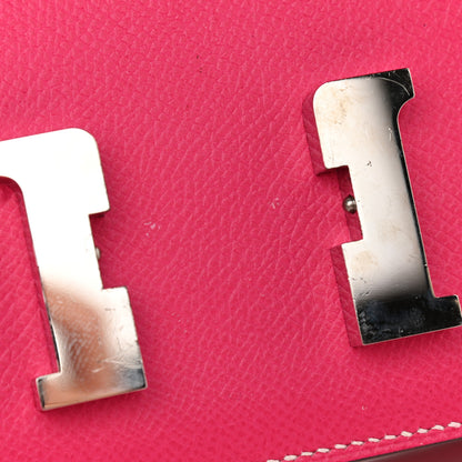 Hermes Epsom Constance Elan 25 Rose Tyrien 12 of 15