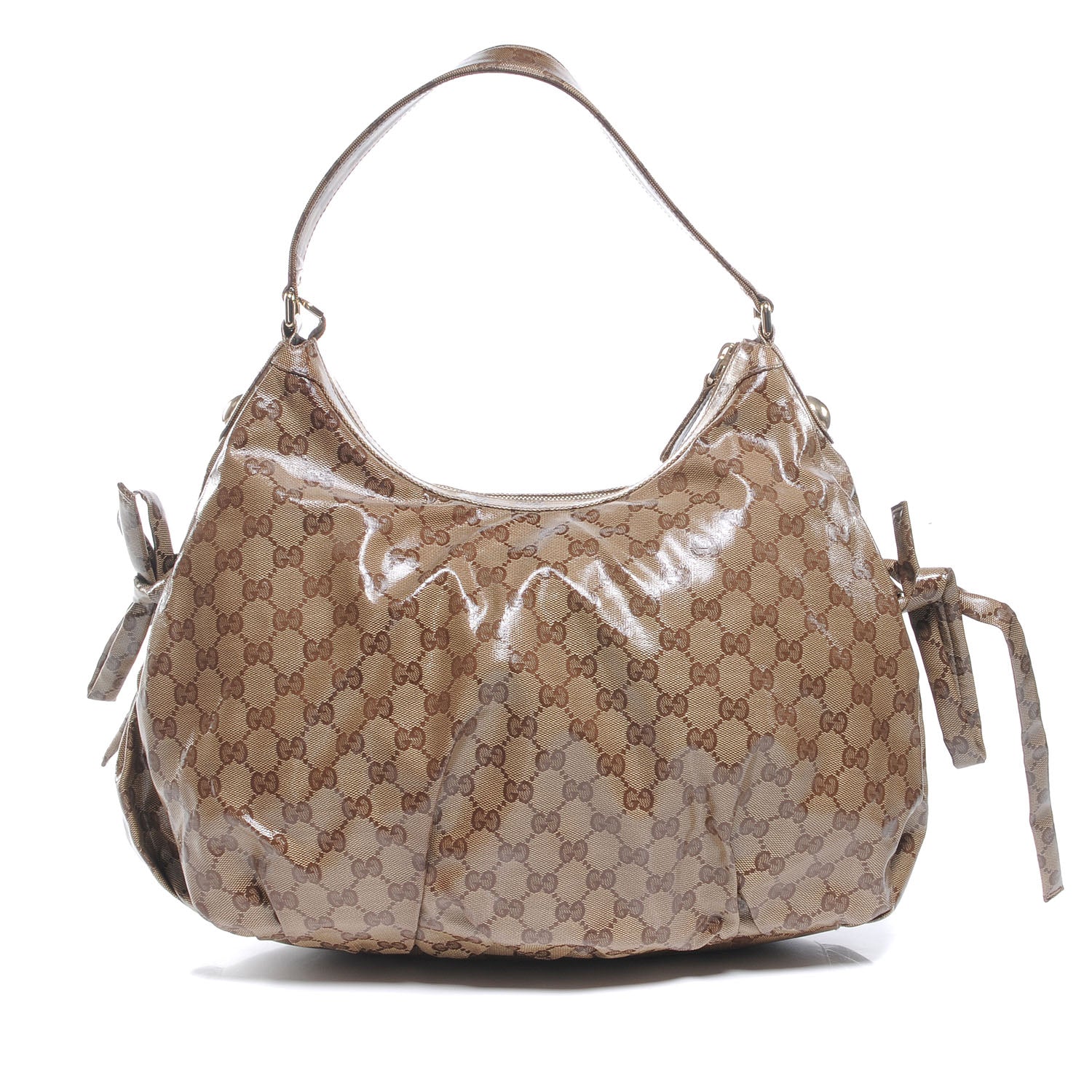 Gucci Crystal Monogram Web Hobo 3 of 7