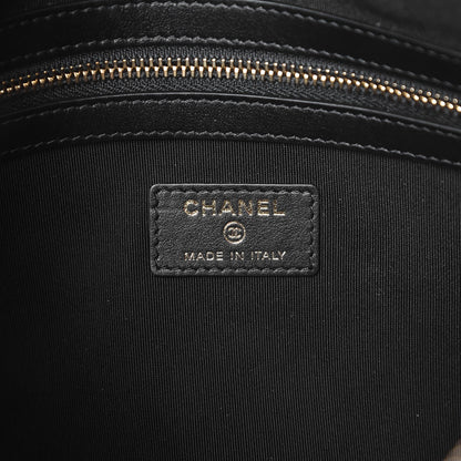 Chanel Caviar Quilted Medium Boy Cosmetic Case Black 6 of 7
