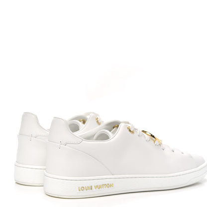 Louis Vuitton Calfskin Frontrow Sneakers 37 White 4 of 12