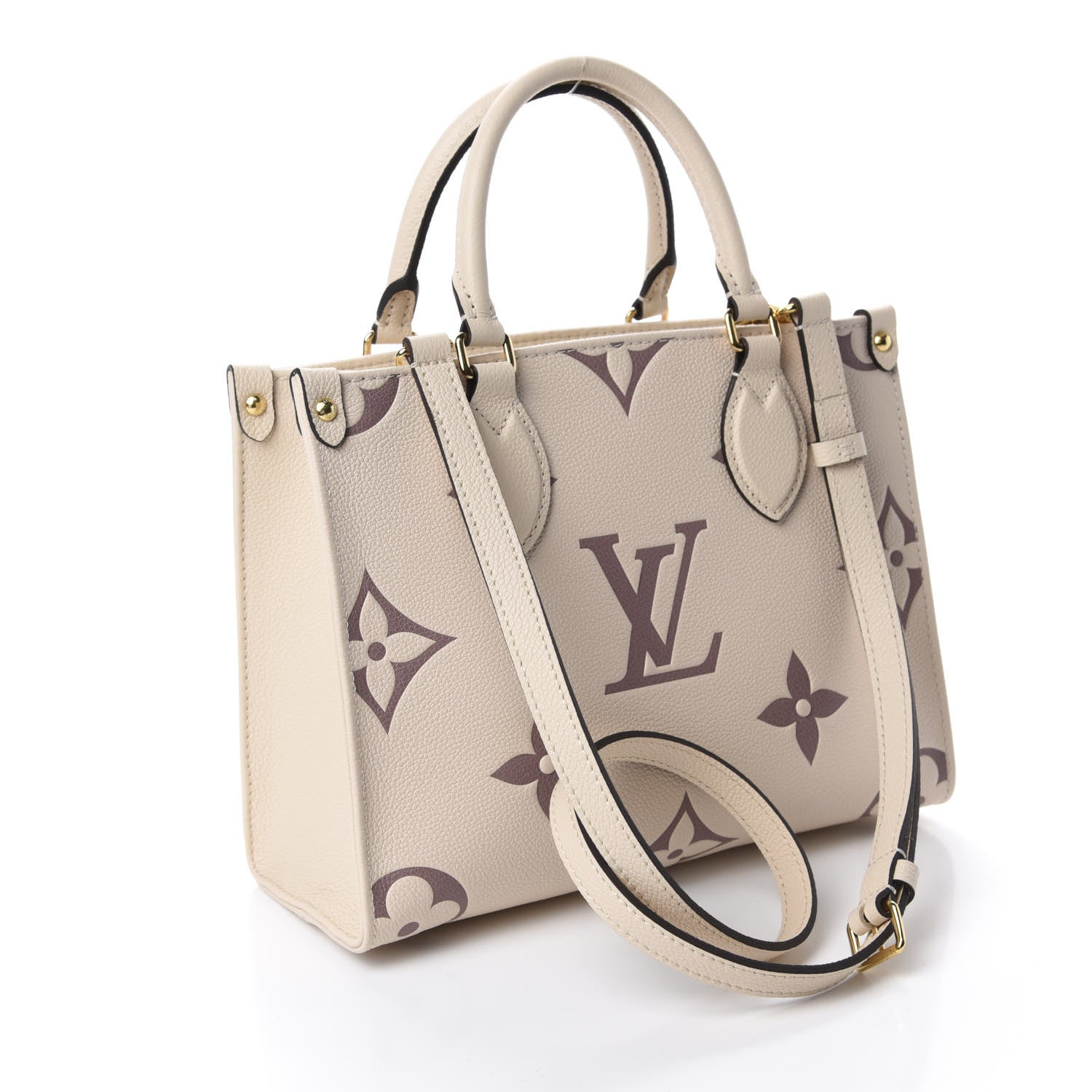 Louis Vuitton Empreinte Monogram Giant Onthego PM Creme Bois De Rose 4 of 11