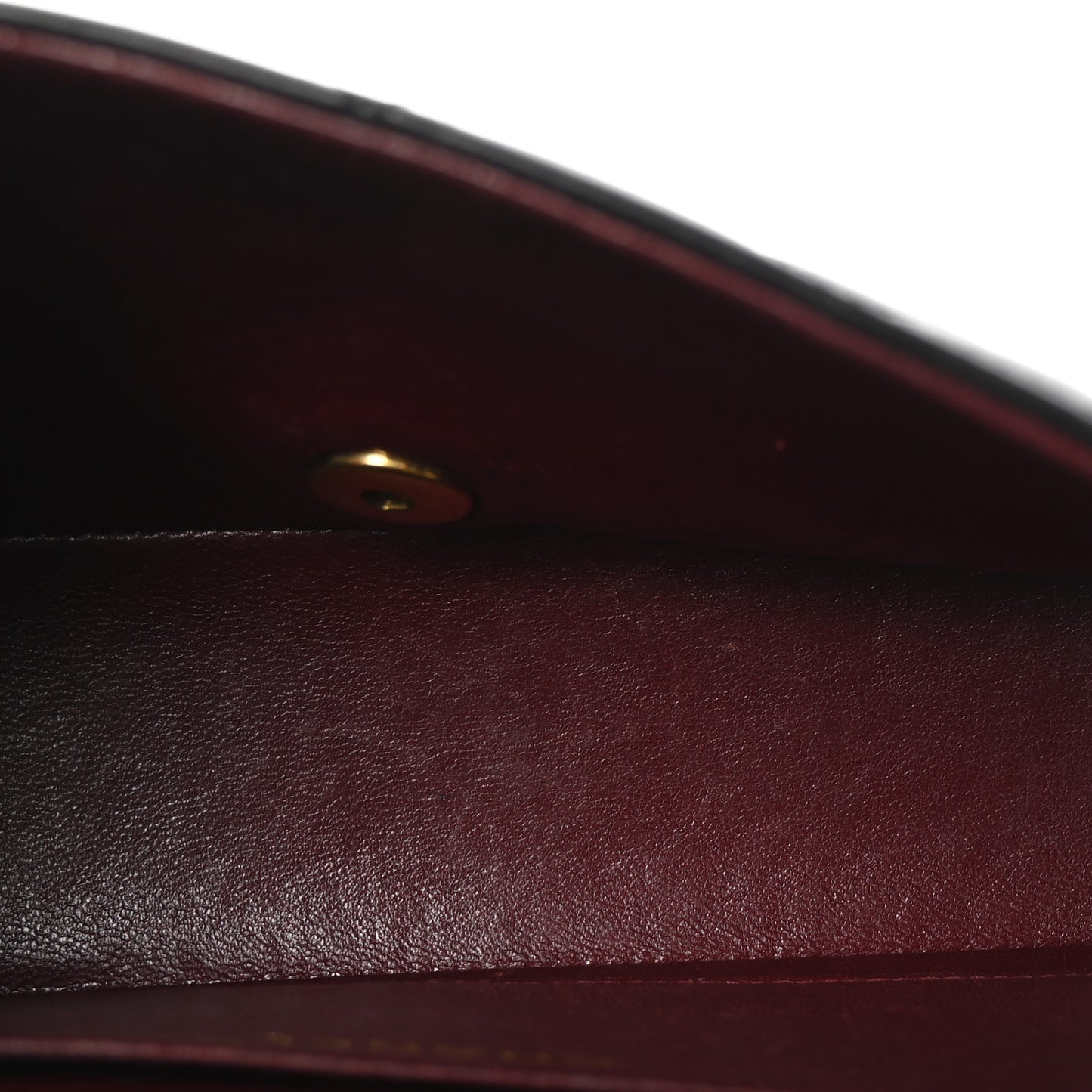 Lambskin Quilted Small Single Flap Black