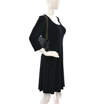 Chanel Calfskin Quilted Rock The Corner Flap Black 2 of 8