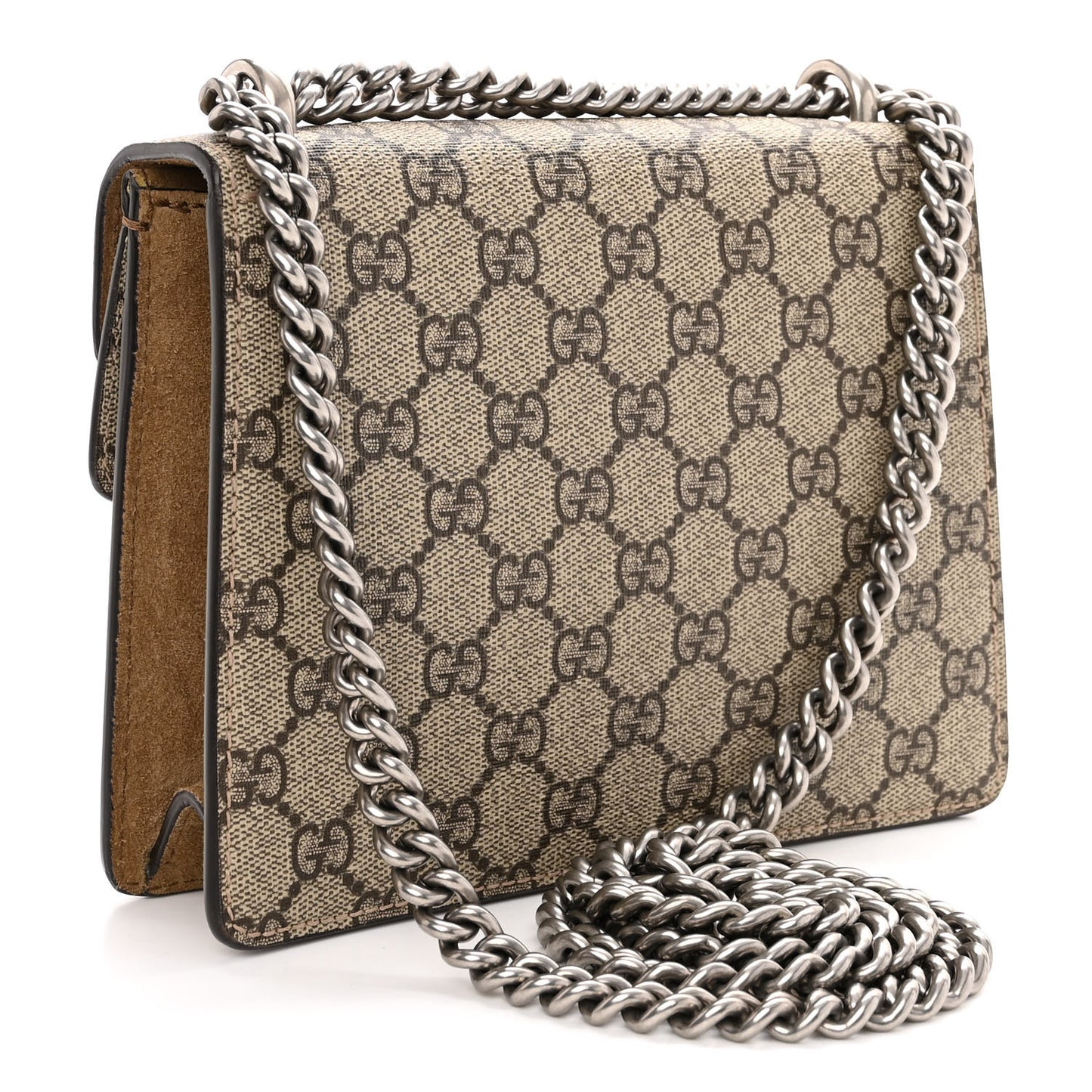 GG Supreme Monogram Mini Dionysus Shoulder Bag Taupe