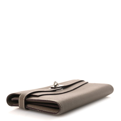Hermes Epsom Kelly Longue Wallet Etoupe 4 of 14