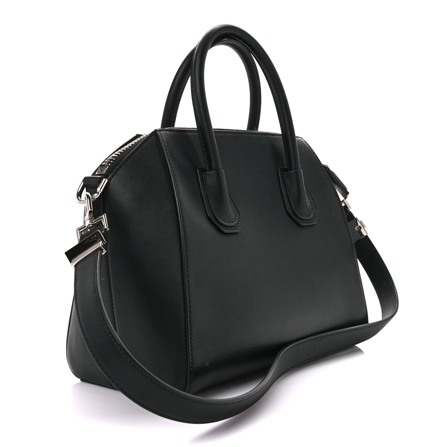 Calfskin Small Metal Antigona Black