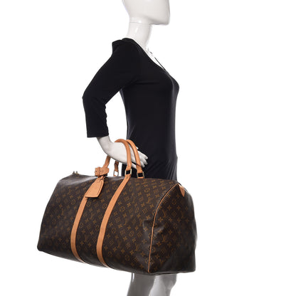Louis Vuitton Monogram Keepall 55 2 of 15
