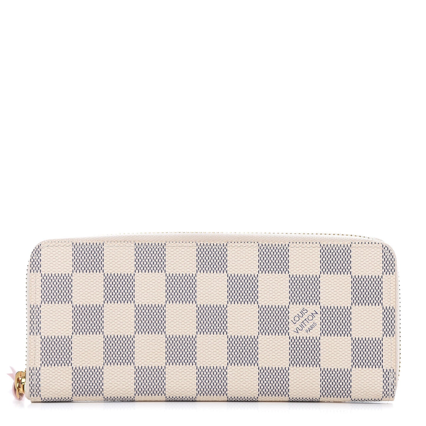 Damier Azur Clemence Wallet Rose Ballerine