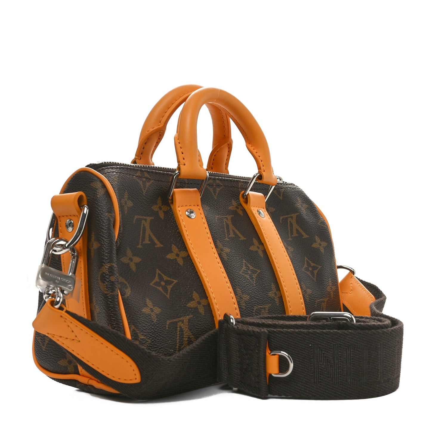 Monogram Macassar LV Colormania Keepall Bandouliere 25 Safran Yellow
