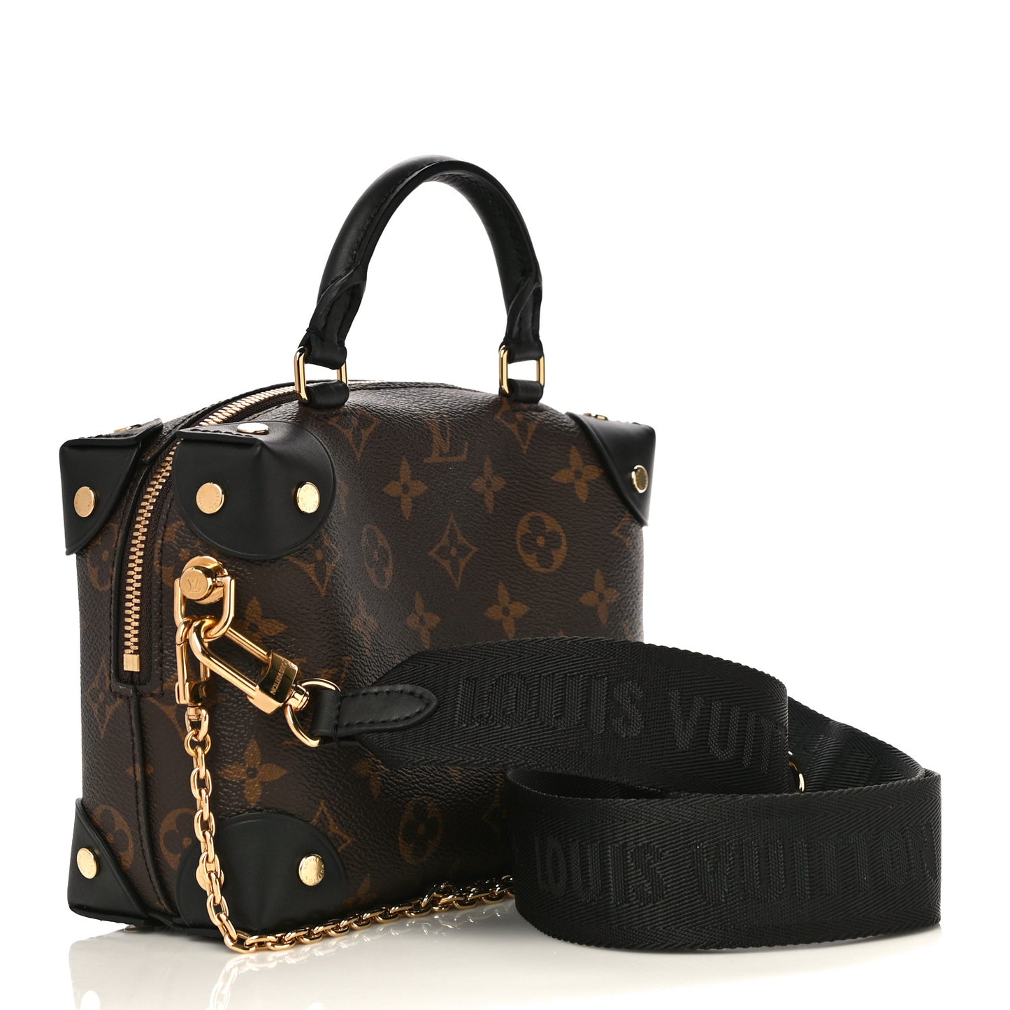 Monogram Petite Malle Souple Black