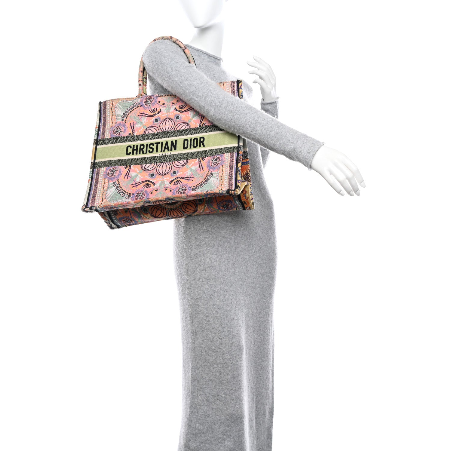 Christian Dior DIOR Canvas Embroidered Large In Lights Book Tote Multicolor 2 of 14