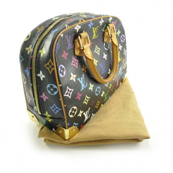 Louis Vuitton Monogram Multicolor Trouville Black 3 of 10