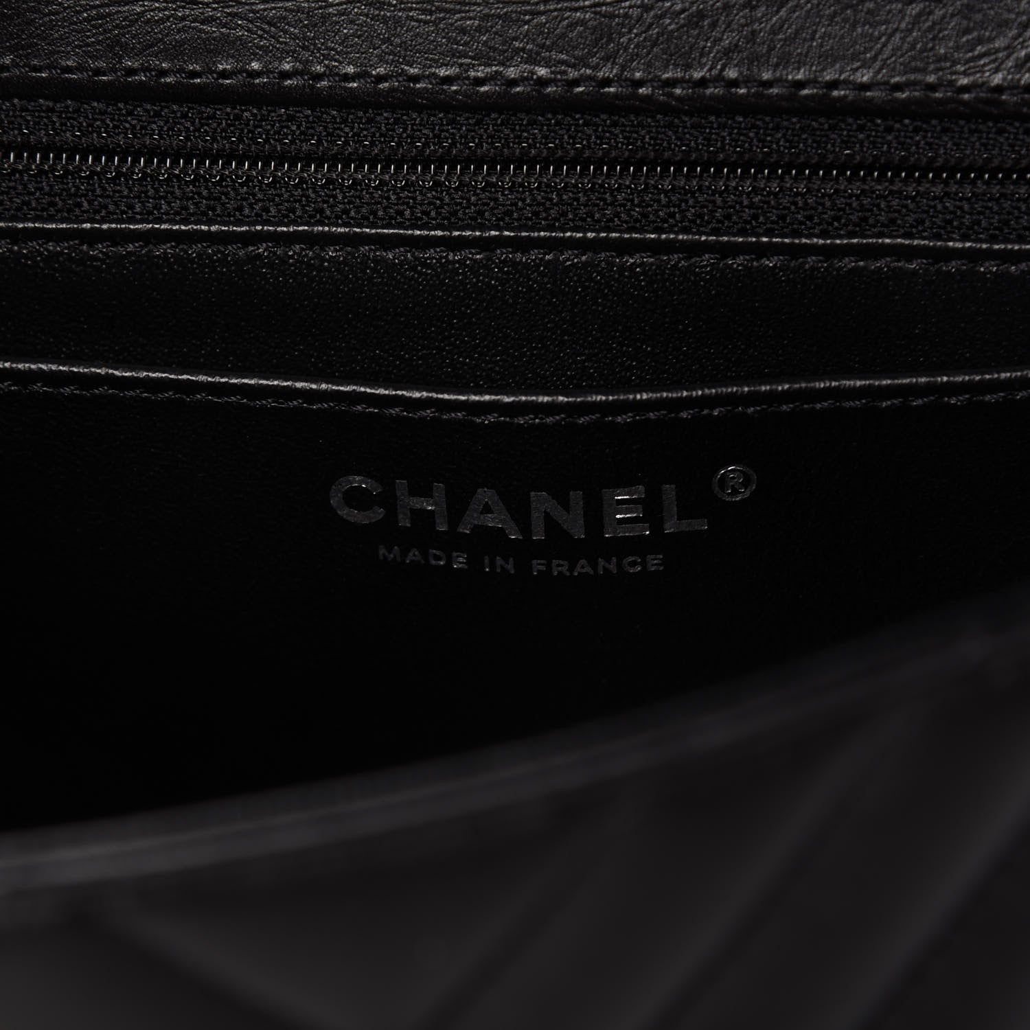 Chanel Aged Calfskin Chevron Quilted 2.55 Reissue Mini Flap So Black 8 of 11